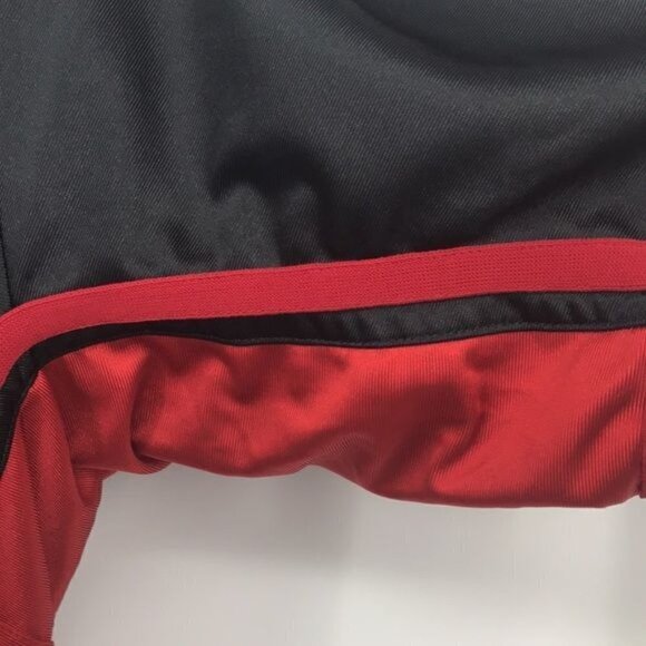 Nike Men's 1/4 Zip Cycling Jersey Black With red Trim - Picture 4 of 9